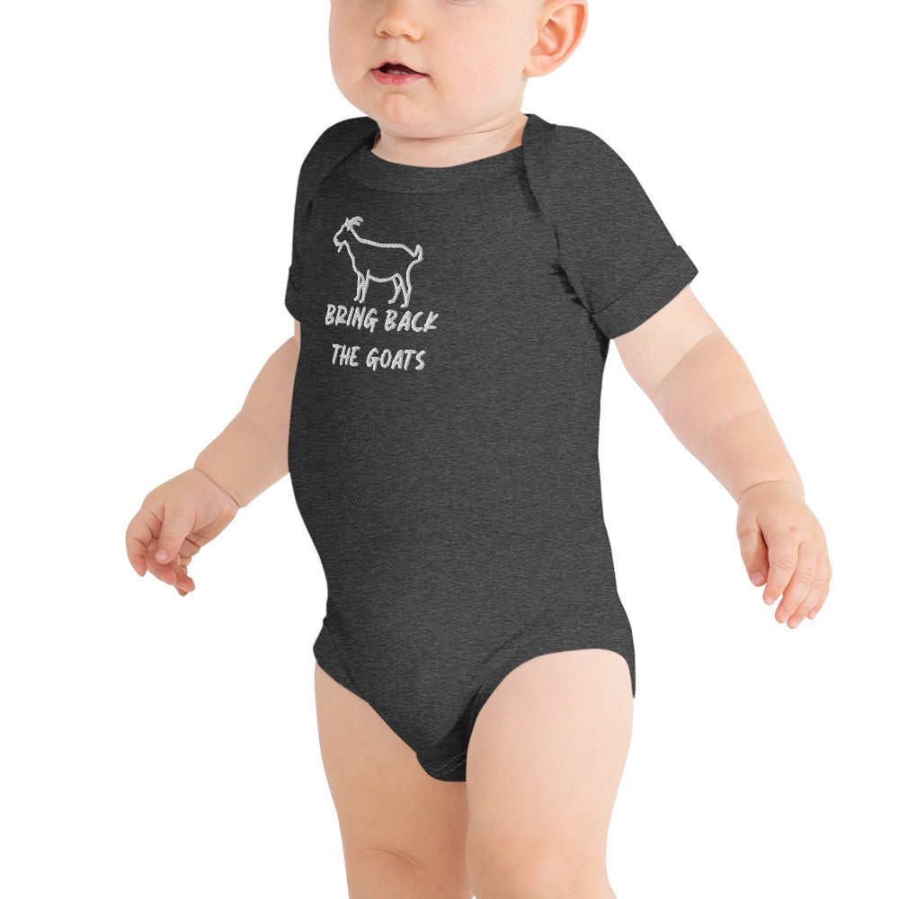Bring Back The Goats Baby Onesie