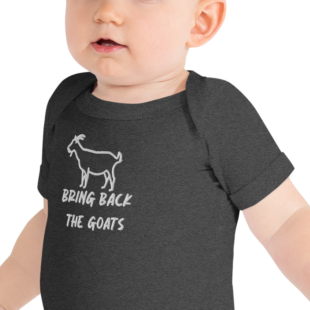Bring Back The Goats Baby Onesie