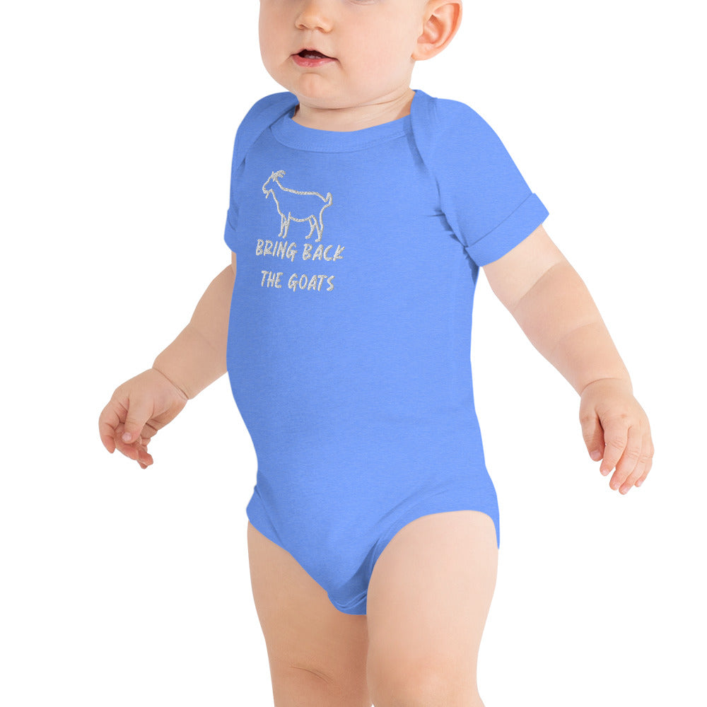 Bring Back The Goats Baby Onesie