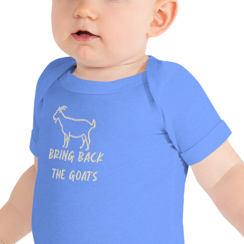 Bring Back The Goats Baby Onesie