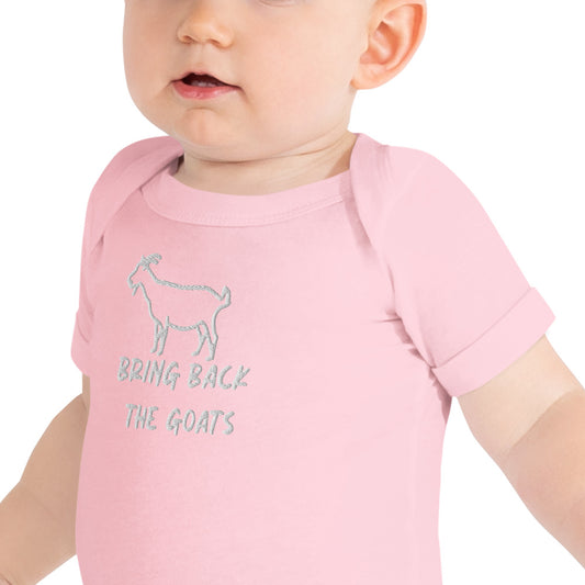 Bring Back The Goats Baby Onesie