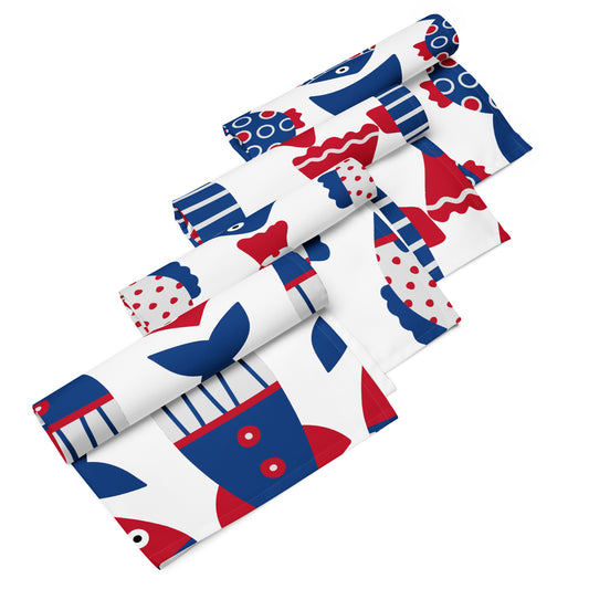 4th of July Cloth napkin set
