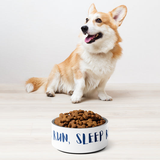 Swim, Run, Sleep Repeat. Pet bowl